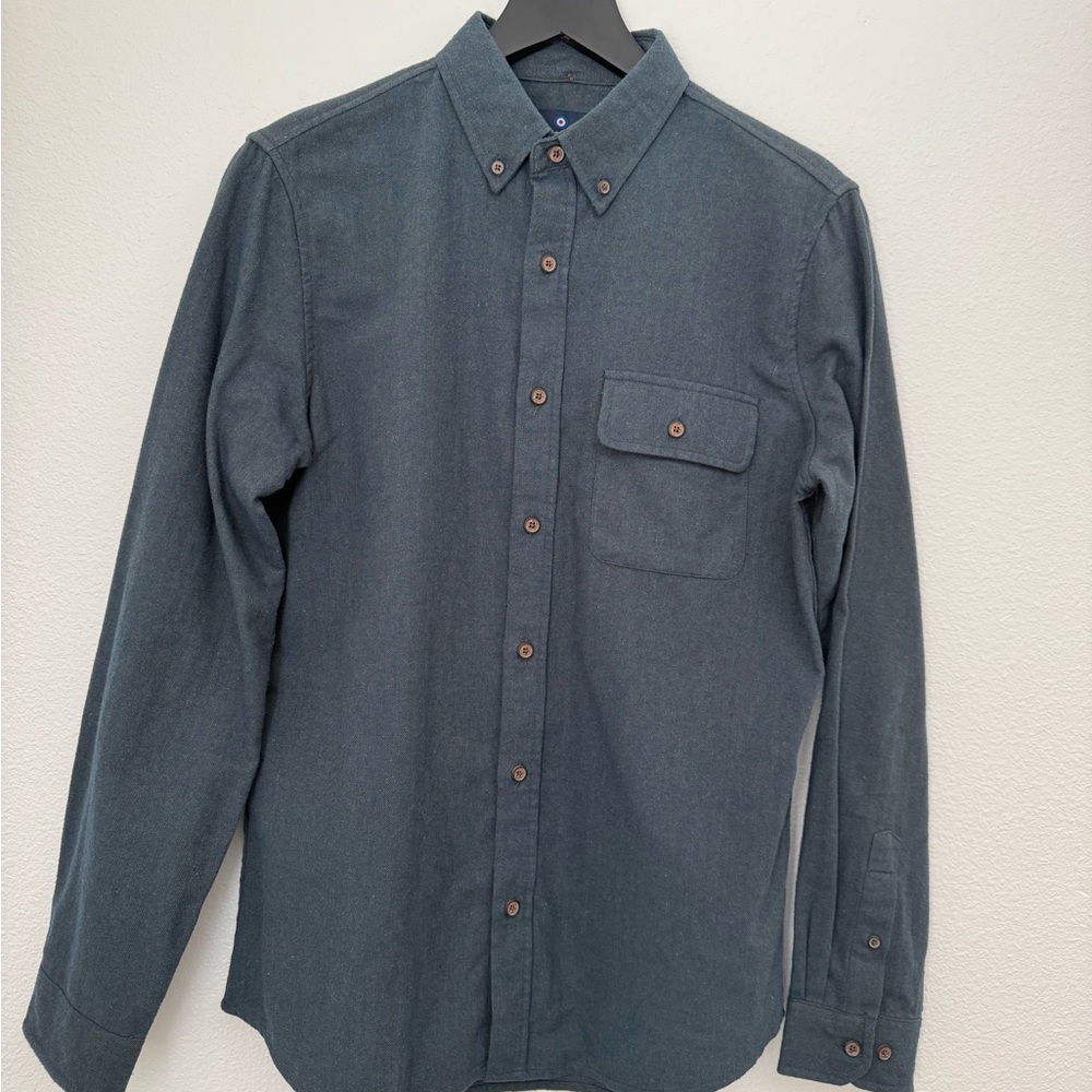 Ben Sherman Dark Blue Casual Button-Down Shirt